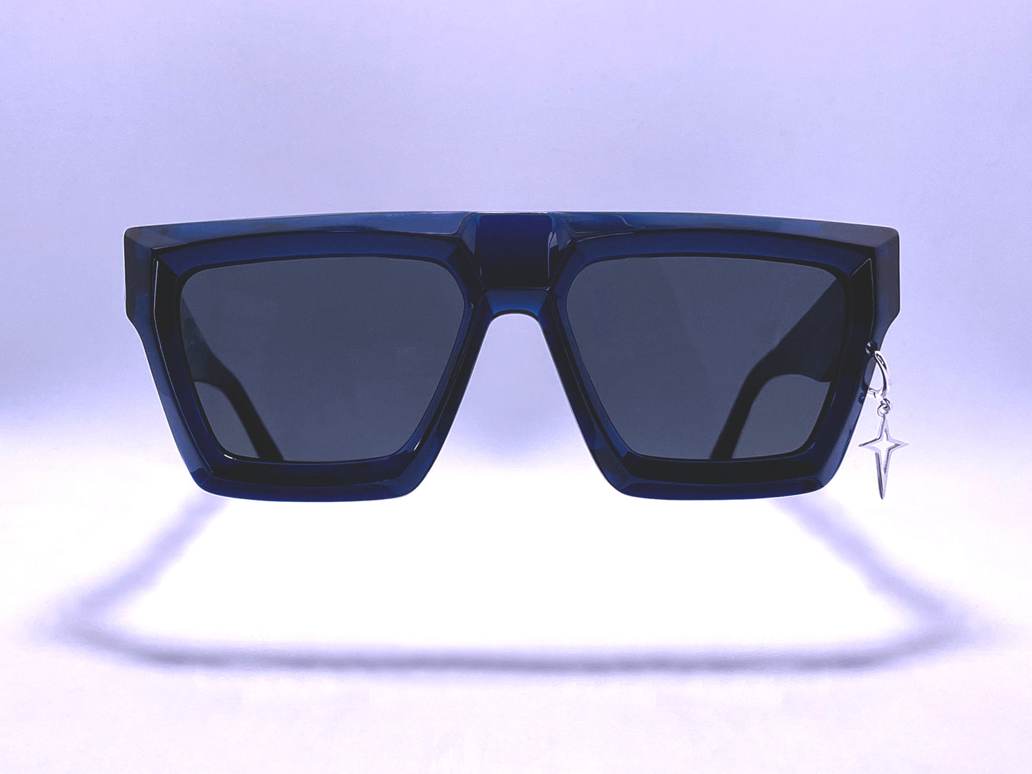 "1 DATE" Crystal Navy blue
